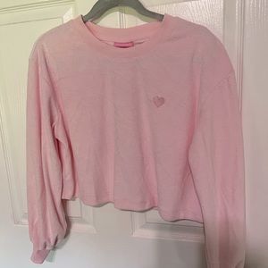 Stoney Clover Ln cropped terry top